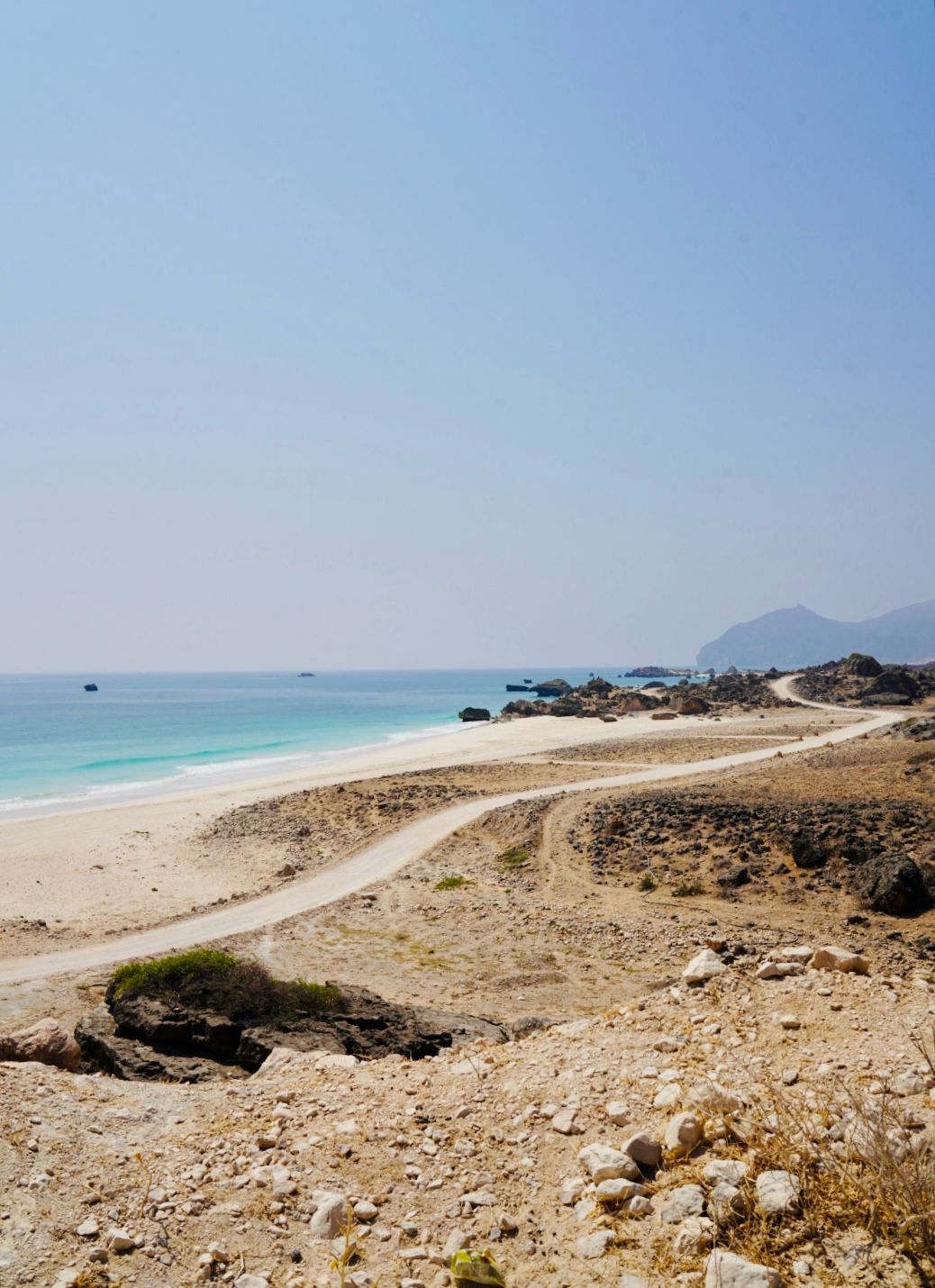 Swimming at Fazayah Beach